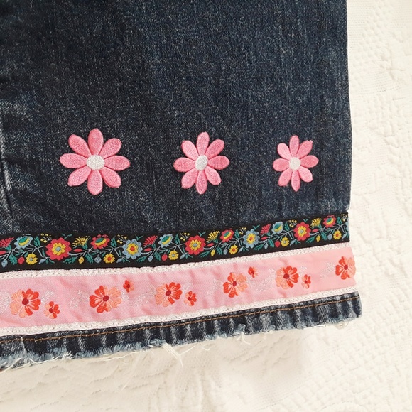 Vintage BONGO embellished funky jeans SZ 9 (T-361 - Picture 4 of 4
